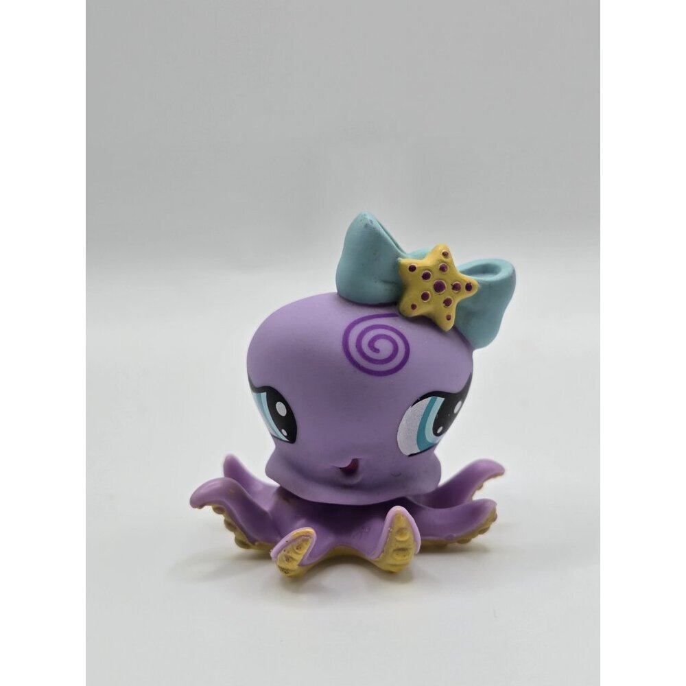 Littlest Pet Shop #1309 Purple Octopus LPS Authentic HASBRO